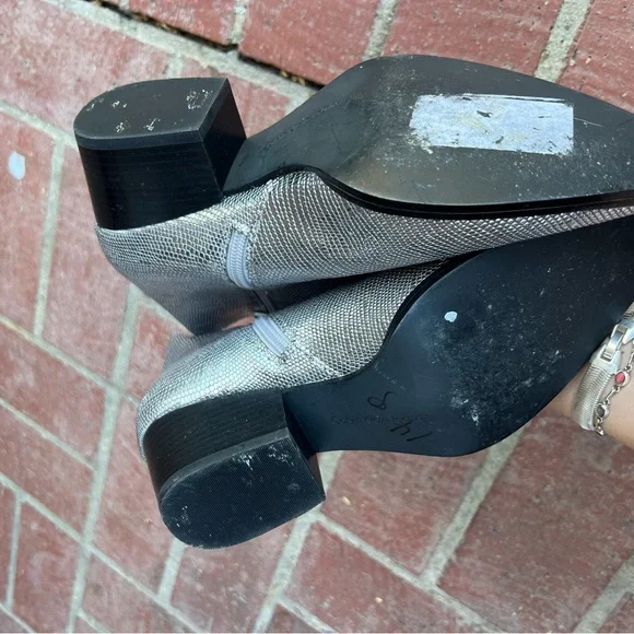 Silver Ankle Boots - Picture 6 of 6